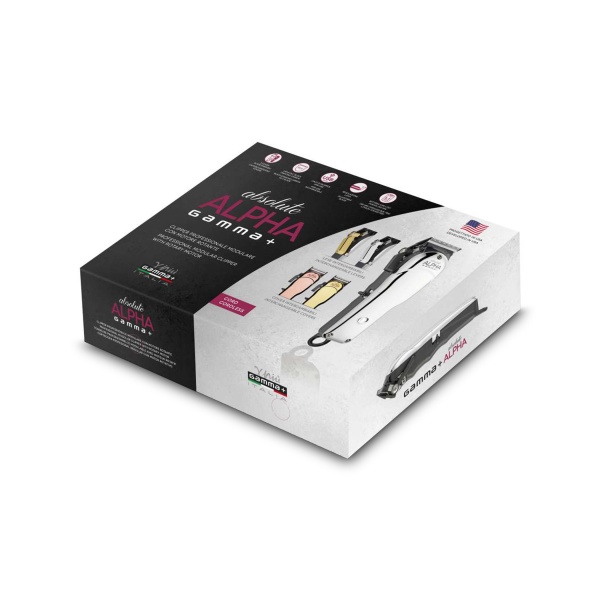 Gamma Piu Профессиональная машинка для стрижки Absolute Alpha, 2 сменных корпуса - золотой и красный купить - 0