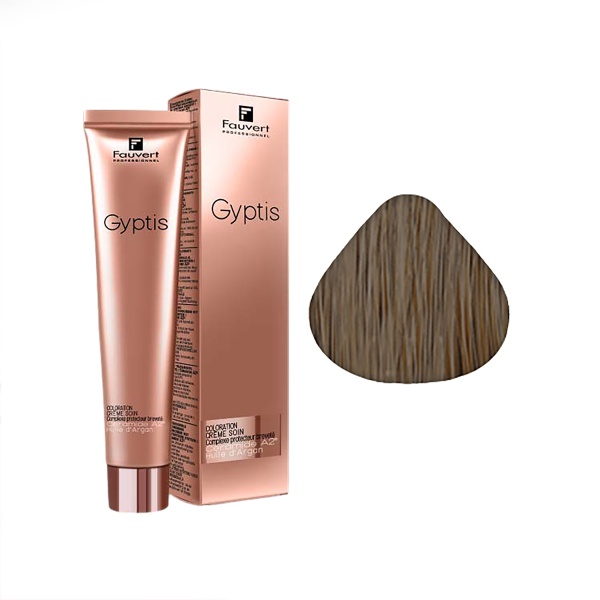 Fauvert Professionnel Перманентный краситель Гиптис Gyptis, 7/31 блондин золотистый пепельный, 100 мл купить