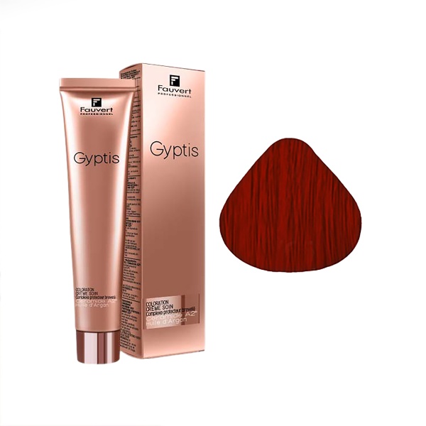 Fauvert Professionnel Перманентный краситель Гиптис Gyptis, 7/66 блондин глубокий красный, 100 мл купить - 0