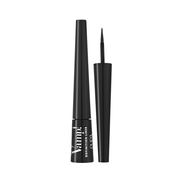 Pupa Подводка жидкая для глаз Vamp! Definition Liner, 100 Черная, 2.5 мл купить - 0