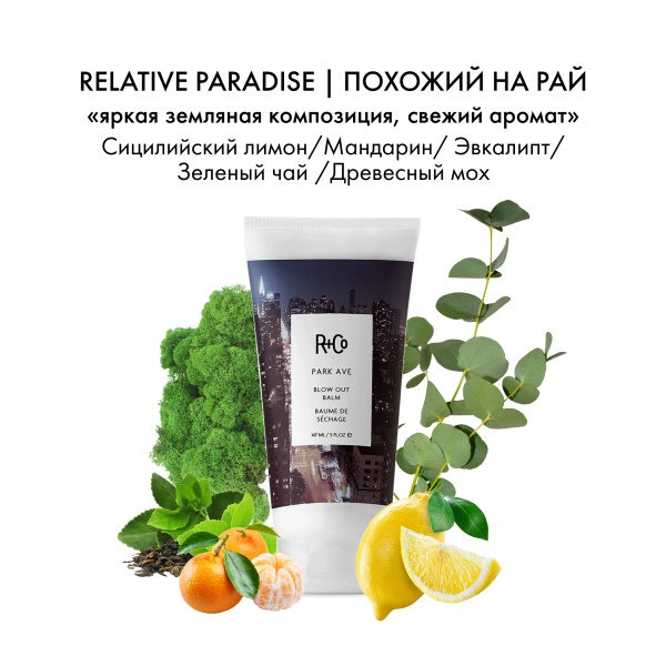 R+Co Бальзам для объемной укладки Парк Авеню Park Ave Blow Out Balm, 147 мл купить - 3