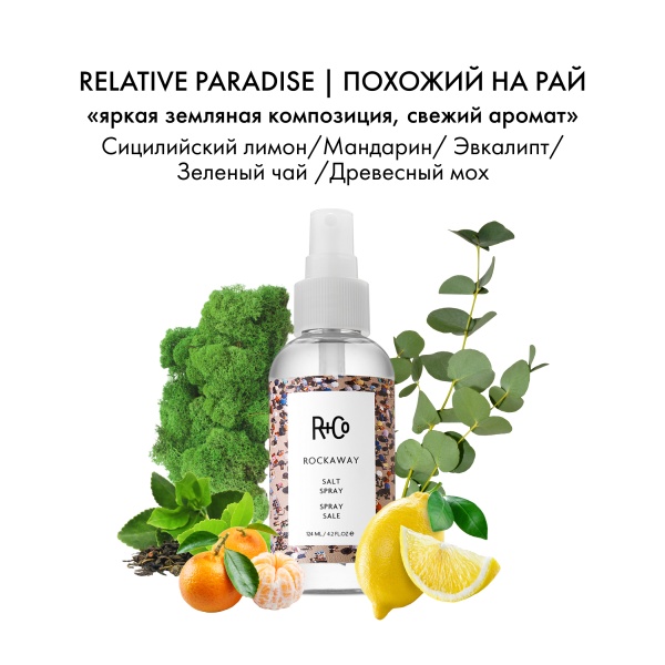 R+Co Стайлинг-спрей для текстуры и объема Рокавэй Пляж Rockaway Salt Spray, 124 мл купить - 3