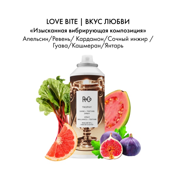 R+Co Спрей для текстуры и блеска Трофей Trophy Shine + Texture Spray, 198 мл купить - 3