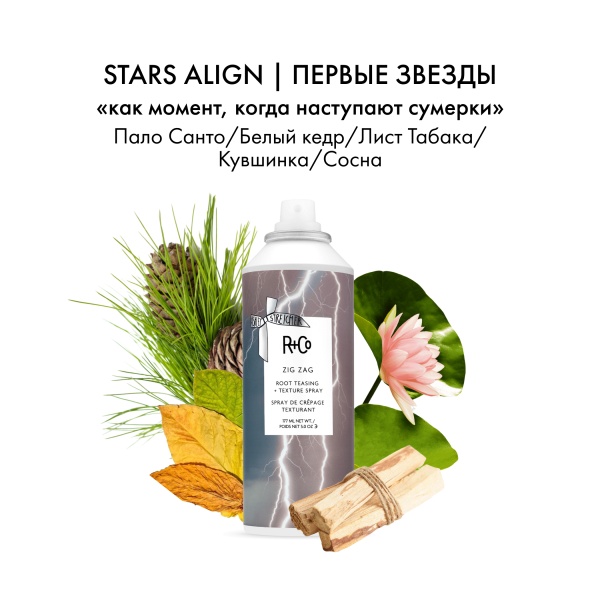 R+Co Cпрей для прикорневого объема и текстуры Зигзаг Zig Zag Root Teasing + Texture Spray, 177 мл купить - 3