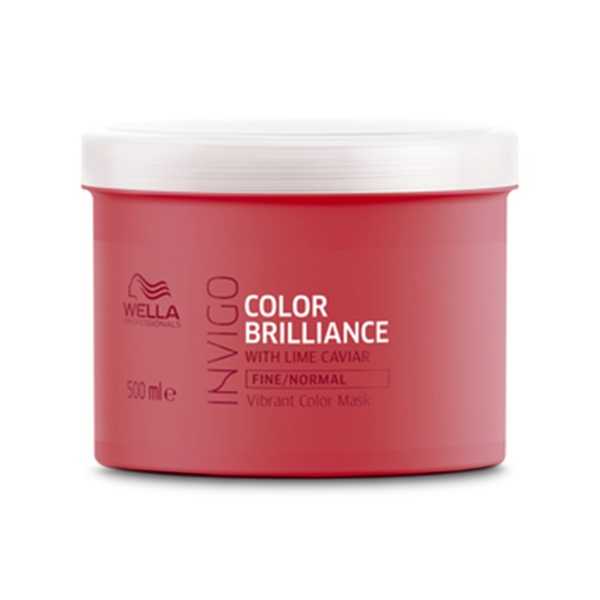 Wella Professionals Маска-уход для окрашенных нормальных и тонких волос Invigo Color Brilliance Fine Normal Mask, 500 мл купить - 0