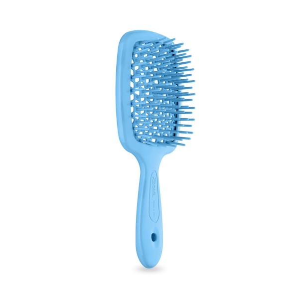 Janeke Щётка SuperBrush Small, 17.5 х 7 х 3 см, флуоресцентно бирюзовый купить - 0