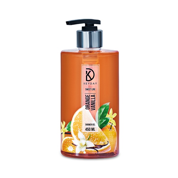 KeyDay Professional Гель для душа Orange Vanilla Sweet Line, 450 мл купить - 0