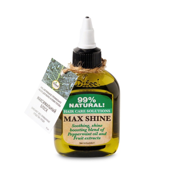 Difeel Масло для волос и кожи головы для блеска Max Shine, 75 мл купить - 0
