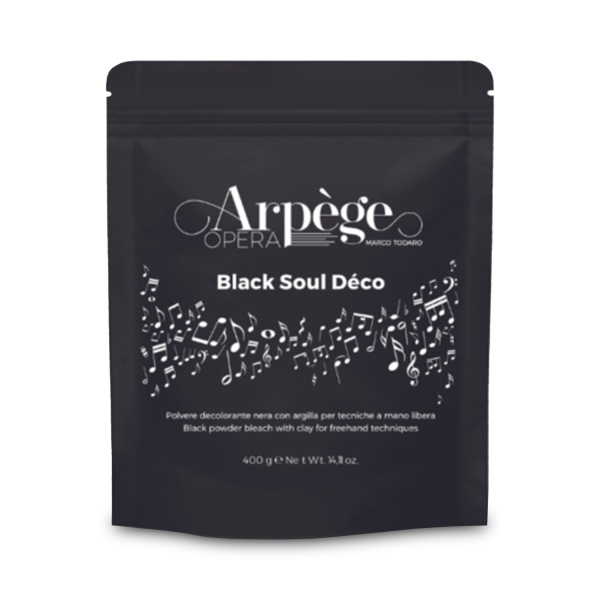 Emsibeth Порошок для открытых техник осветления до 5/6 тонов Soul Déco Hеnd Free, черный Black, 400 гр купить - 0