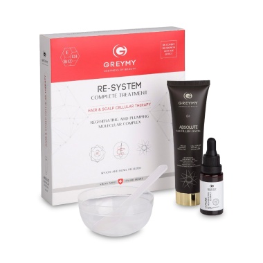 Greymy Комплексная система для регенерации и уплотнения волос филлер RE-system Complete Treatment, 100 мл купить