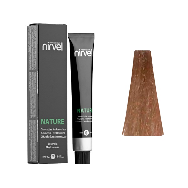 Nirvel Professional Безаммиачный краситель Nature Professional, 8/12 Светлый блондин пепельный перламутровый, 100 мл купить - 0