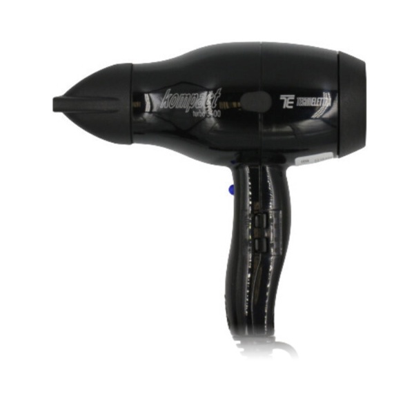 Tecnoelettra Фен для волос Kompact Turbo 3600, Black купить - 0