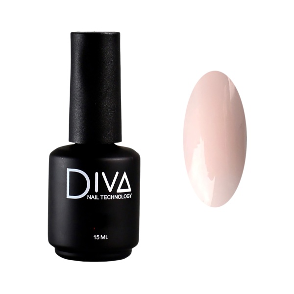 Diva База каучуковая камуфлирующая French Base, Misty Rose, 15 мл купить - 0