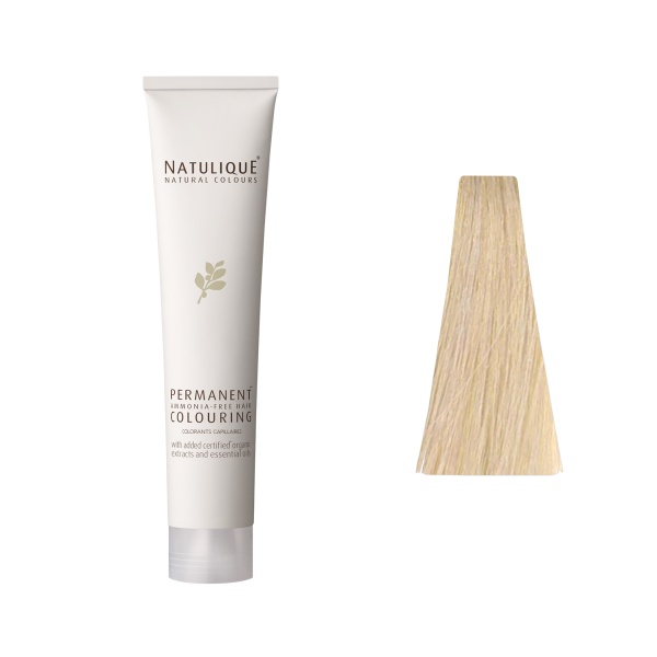 Natulique Краситель для волос без аммиака Permanent Ammonia-Free Hair Colouring, 10.2 осветленный пепельно-Русый Lightened Ash Blonde, 75 мл купить - 0