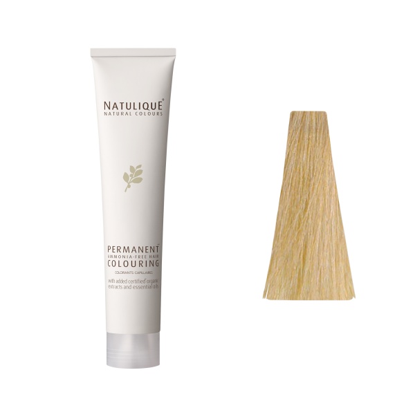 Natulique Краситель для волос без аммиака Permanent Ammonia-Free Hair Colouring, 10.3 золотистый платиново-Русый Golden Platinum Blonde, 75 мл купить - 0