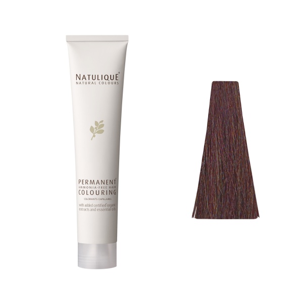 Natulique Краситель для волос без аммиака Permanent Ammonia-Free Hair Colouring, 4.6 медно-Коричневый Copper Brown, 75 мл купить - 0