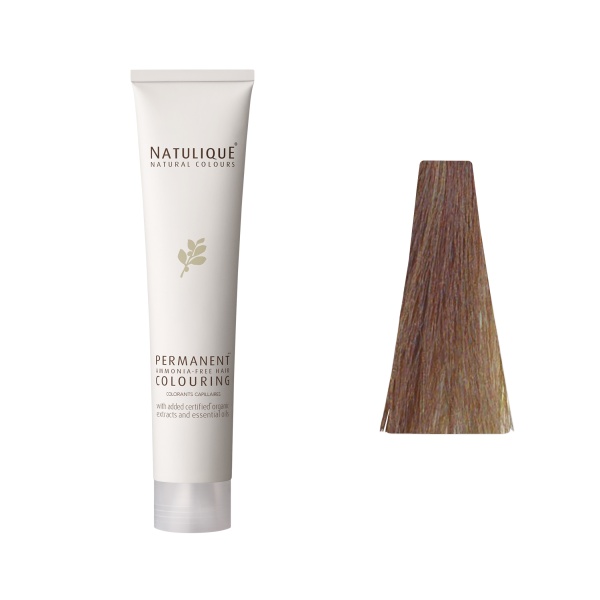 Natulique Краситель для волос без аммиака Permanent Ammonia-Free Hair Colouring, 7.2 средне пепельно-Русый Medium Ash Blonde, 75 мл купить - 0