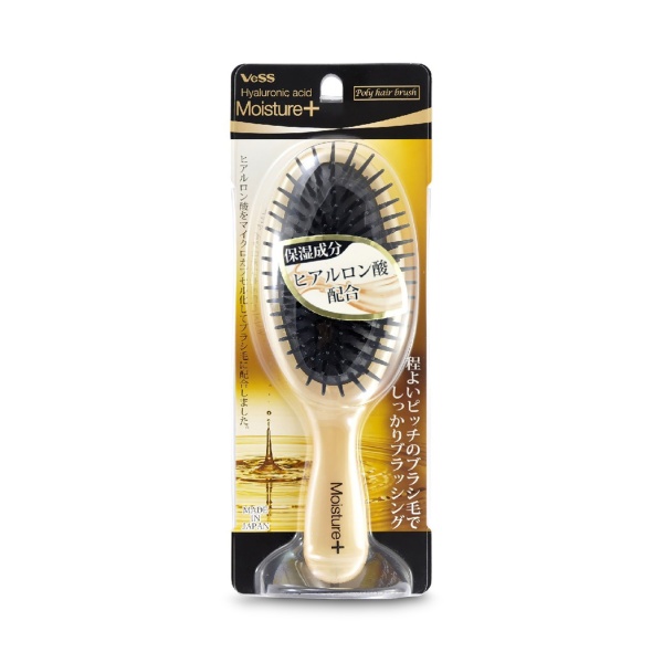 Vess Щетка массажная с гиалуроновой кислотой Poly Hair Brush With Hyaluronic Acid, круглая купить - 0
