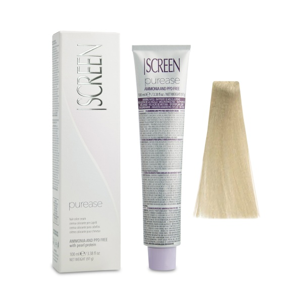 Screen Краска для волос Purease Color Cream, 10D 10.3 ультра светлый блондин золотистый, 100 мл купить - 0