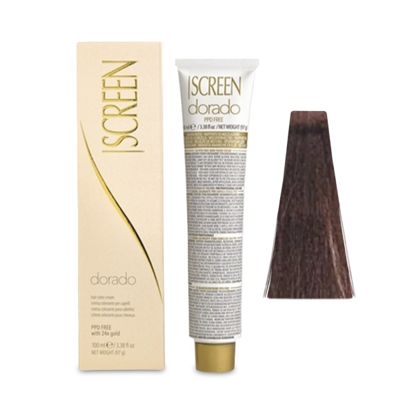 Screen Краска для волос Dorado Hair Color Cream, 5R 5.4 Медные светлый Коричневые, 100 мл купить - 0