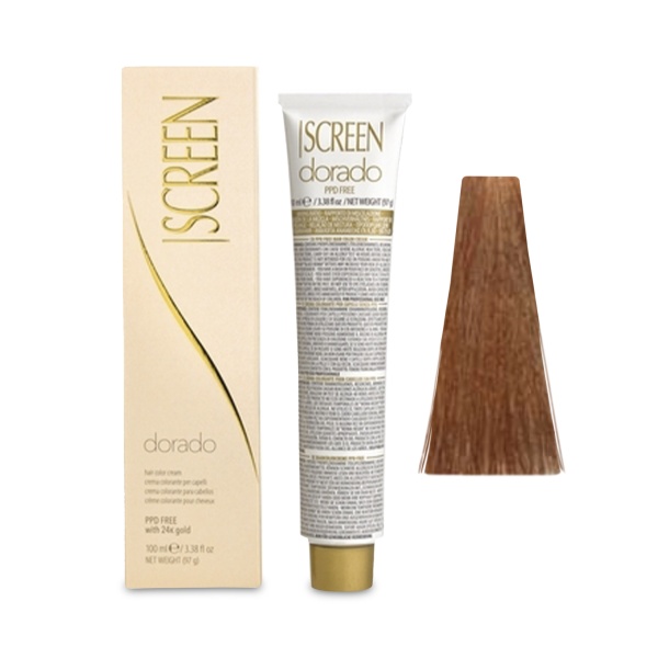 Screen Краска для волос Dorado Hair Color Cream, 8RD 8.43 золотистый Медные светлый блондин, 100 мл купить - 0
