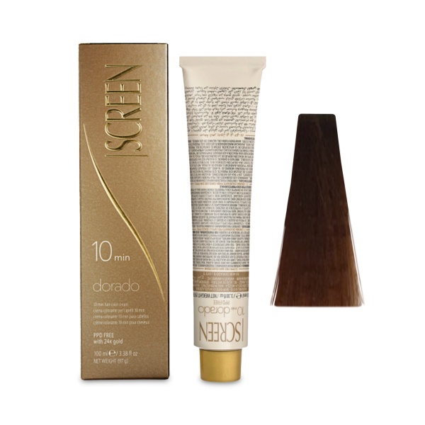 Screen Краска для волос Dorado 10 min Hair Color Cream, 7R 7.4 Медные блондин, 100 мл купить - 0