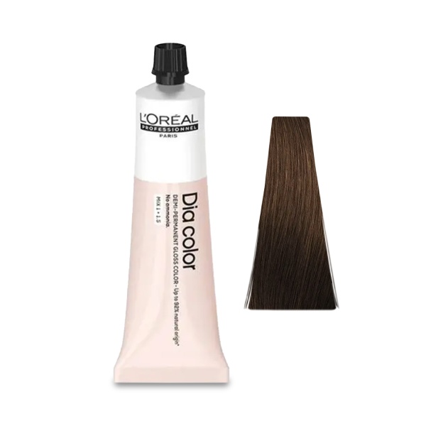 L'Оreаl Prоfessiоnnel Демиперманентный краситель-блеск Dia Color, 6.84, 60 мл купить - 0