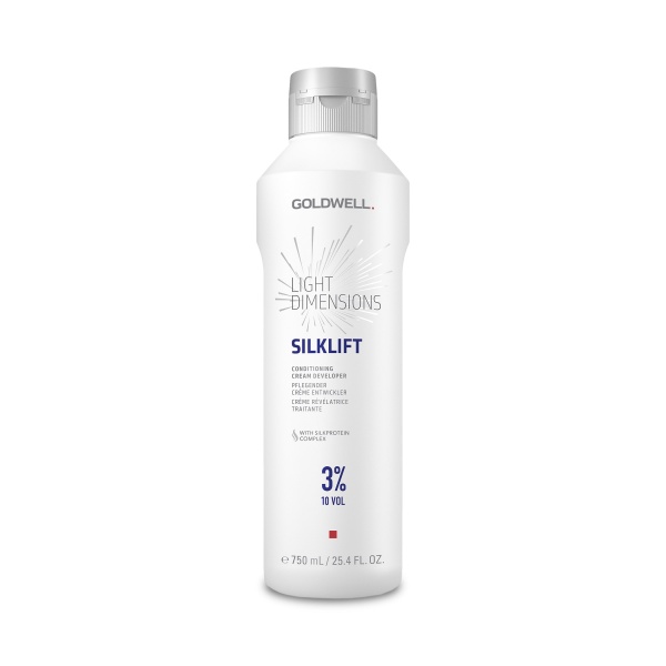 Goldwell Кондиционирующий крем-лосьон Light Dimensions Silklift Conditioning Cream Developer, 3%, 750 мл купить - 0