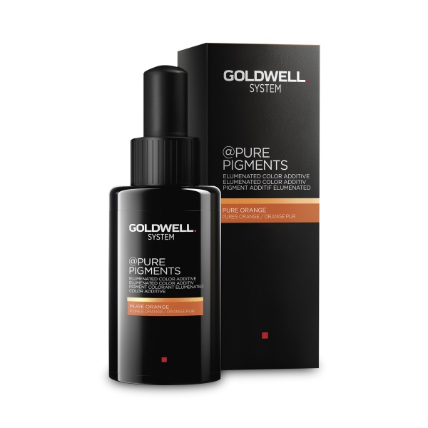 Goldwell Высококонцентрированная красящая добавка @Pure Pigments с HD3-технологией, чистый оранжевый, 50 мл купить - 0