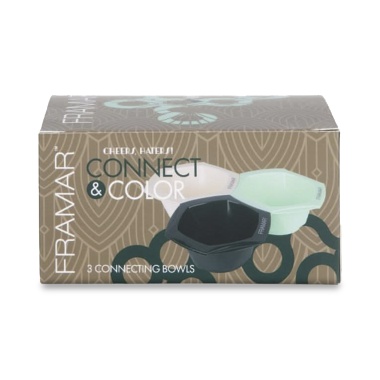 Framar Миски cоединияющиеся цветные для окрашивания За вас, хейтеры! Cheers Haters Bowl, 3 шт купить