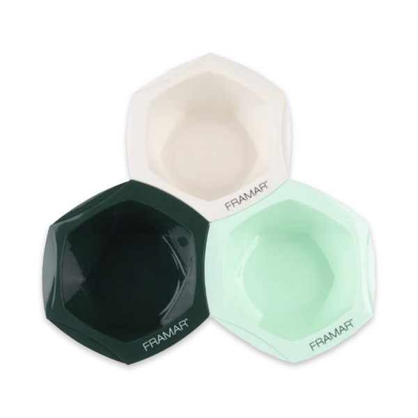 Framar Миски cоединияющиеся цветные для окрашивания За вас, хейтеры! Cheers Haters Bowl, 3 шт купить - 0