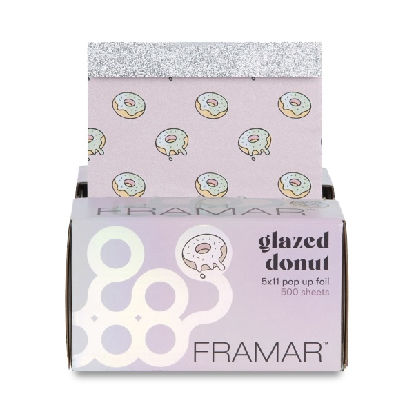 Framar Вытяжная фольга с тиснением Глазированный пончик Glazed Donut Pop Up1, 2.5 х 28 см, 500 лист купить - 0