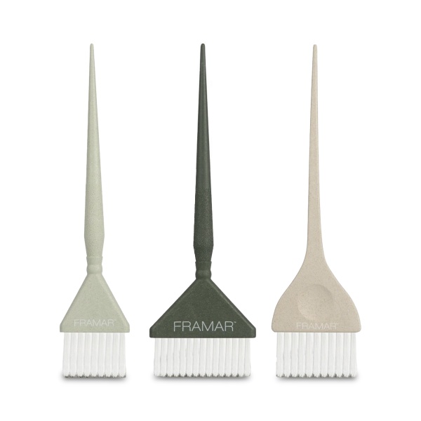 Framar Универсальный набор кистей для окрашивания Family Pack Brush Set Neutrals Sage, 3 шт купить - 0