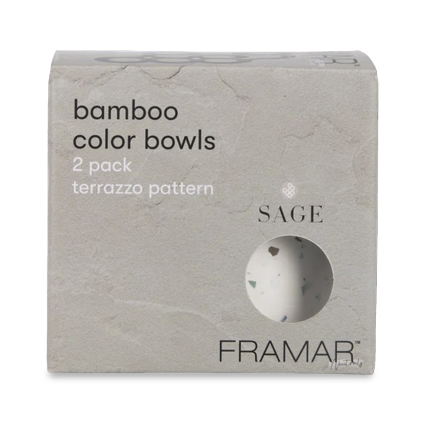 Framar Бамбуковые миски Neutrals Terrazzo Bamboo Bowls, 2 шт купить - 0
