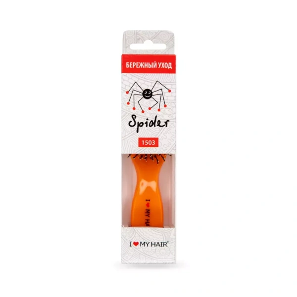 I ♥ my hair Парикмахерская щетка Spider 1503, оранжевая, S купить - 0