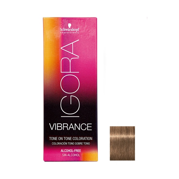 Schwarzkopf Professional Краска для волос без аммиака Igora Vibrance, 8-46 Светлый русый бежевый шоколадный, 60 мл купить - 0