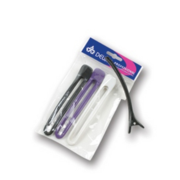 Dewal Pro Зажим для волос пластик, 12 см, 4 шт купить - 0