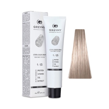 Greymy Перманентный крем краситель Utopia Color Cream, 10P Жемчужный Светлый Блондин, 60 мл купить
