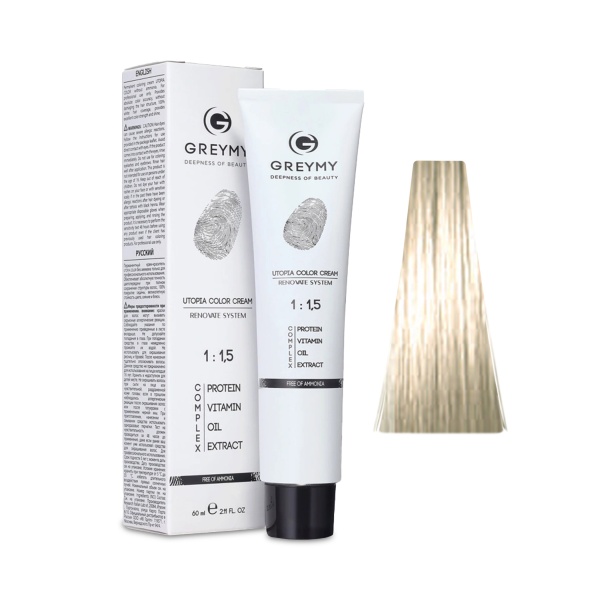 Greymy Полуперманентный крем краситель Utopia Pastel Color Cream, Оливковое Дерево, 60 мл купить - 0