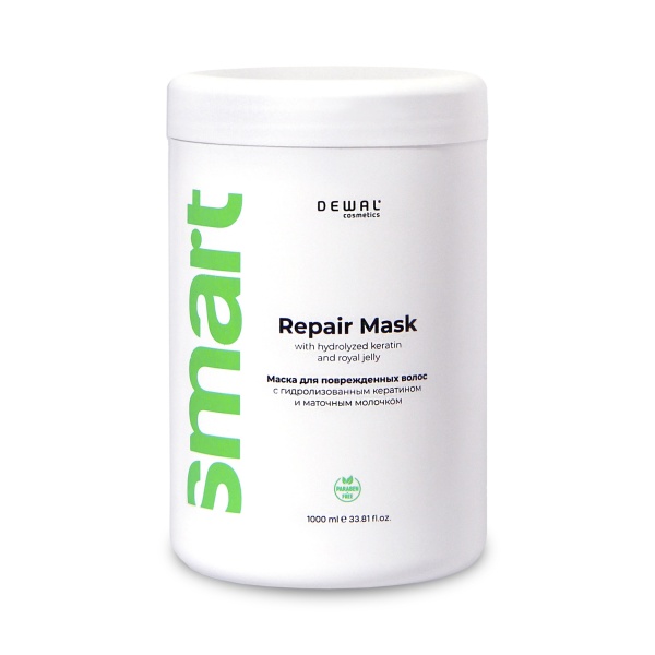 Dewal Cosmetics Маска для поврежденных волос Repair Mask, 1000 мл купить - 0