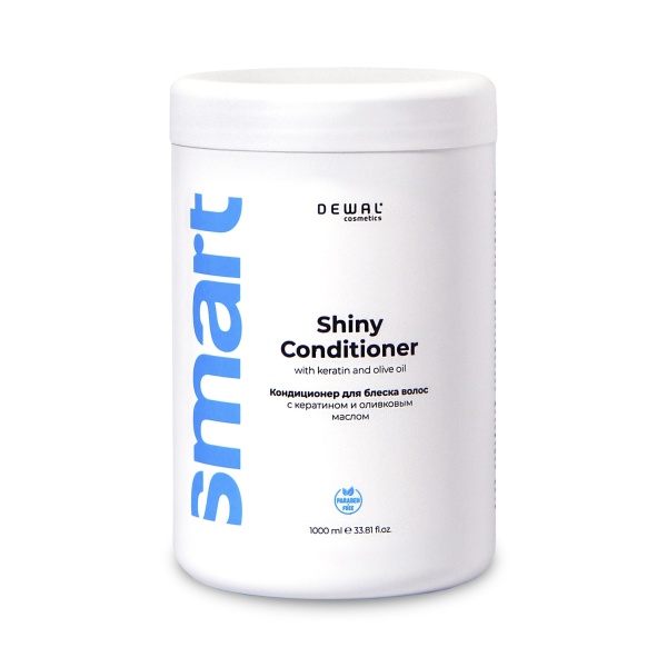 Dewal Cosmetics Кондиционер для блеска волос Shiny Conditioner with keratin and olive oil, 1000 мл купить - 0