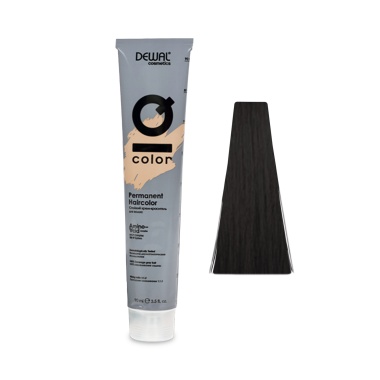 Dewal Cosmetics Краситель перманентный IQ Color, 4.00, Брюнет интенсивный, 90 мл купить