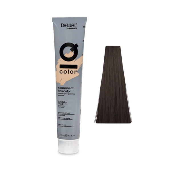 Dewal Cosmetics Краситель перманентный IQ Color, 5.00, Светлый брюнет интенсивный, 90 мл купить - 0