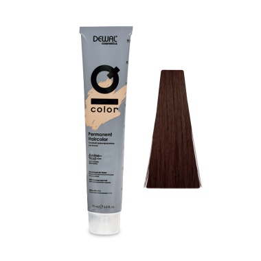 Dewal Cosmetics Краситель перманентный IQ Color, 5.18, Светлый коричнево-пепельный брюнет, 90 мл купить