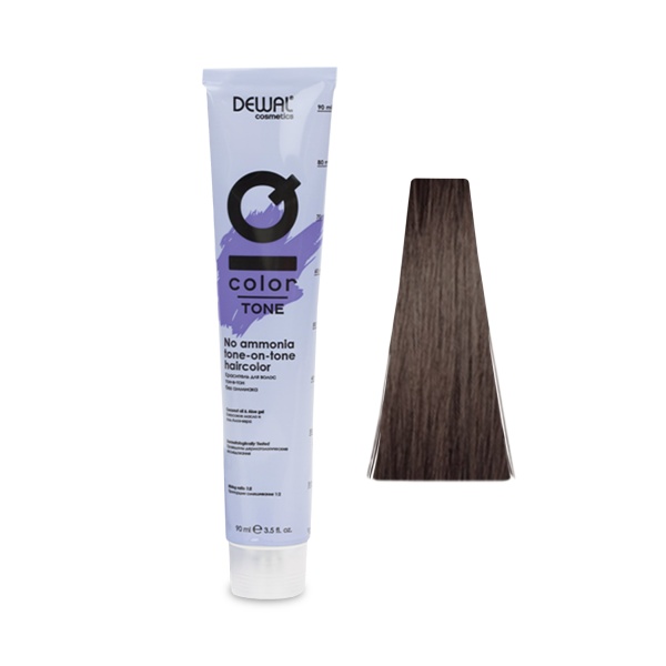 Dewal Cosmetics Краситель тон-в-тон IQ Color, 6.10, Темный пепельный блондин, 90 мл купить - 0