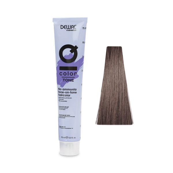 Dewal Cosmetics Краситель тон-в-тон IQ Color, 7.1, Пепельный блондин, 90 мл купить - 0