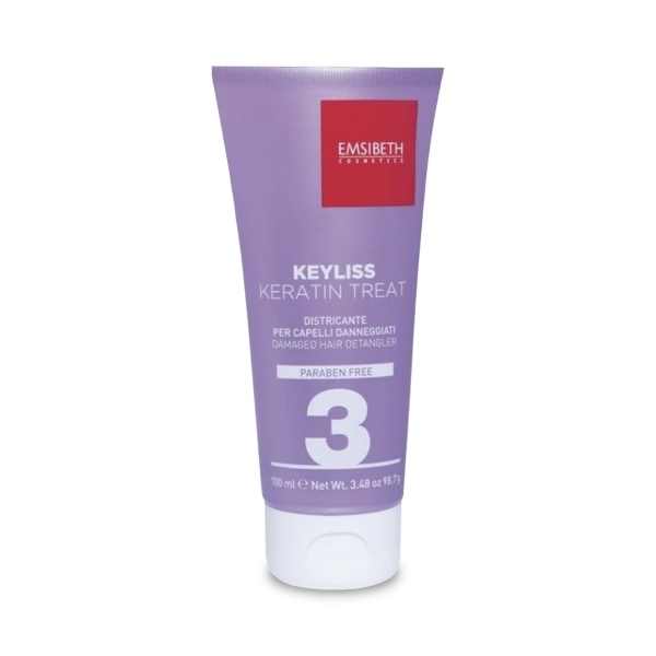 Emsibeth Реанимация для волос 3 Keyliss Keratin Treat Damaged Hair Detangler, 100 мл купить - 0