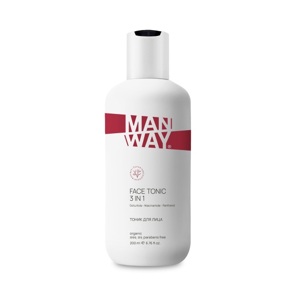ManWay Тоник для лица, Face Tonic 3 in 1, 200 мл купить - 0