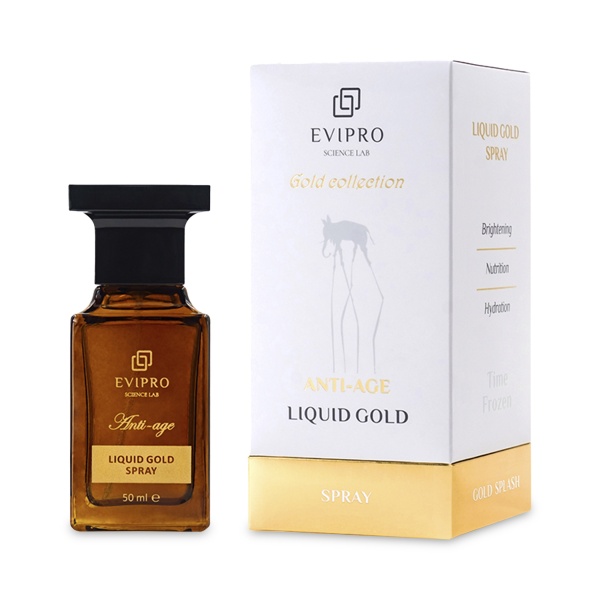 Evipro Science Lab Спрей для лица ANTI-AGE LIQUID GOLD SPRAY, 50 мл купить - 0