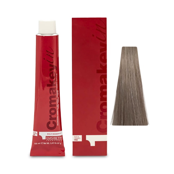 Emsibeth Крем-Краска Cromakey-In Multibenefit, 9,2 Irise Ultra-Light Blonde Ультра Светлый Блонд Фиолетовый Ириств, 100 мл купить - 0